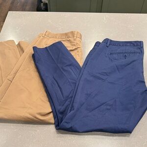 Bonobos Navy and Khaki Chinos Two Pair